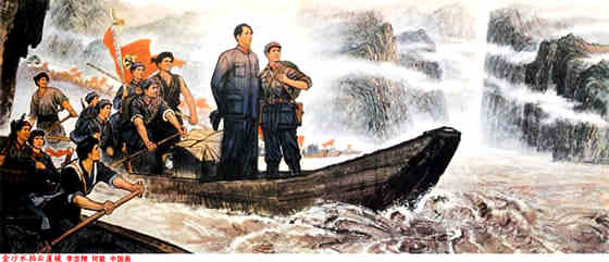 毛主席和新中国第一任海军司令萧劲光